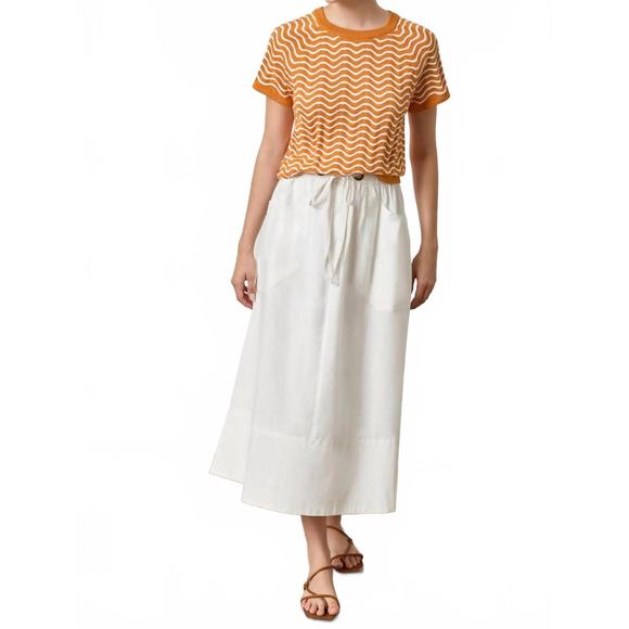 LILLA P Tops - NEW LILLA P wave stitch sweater in marigold wave